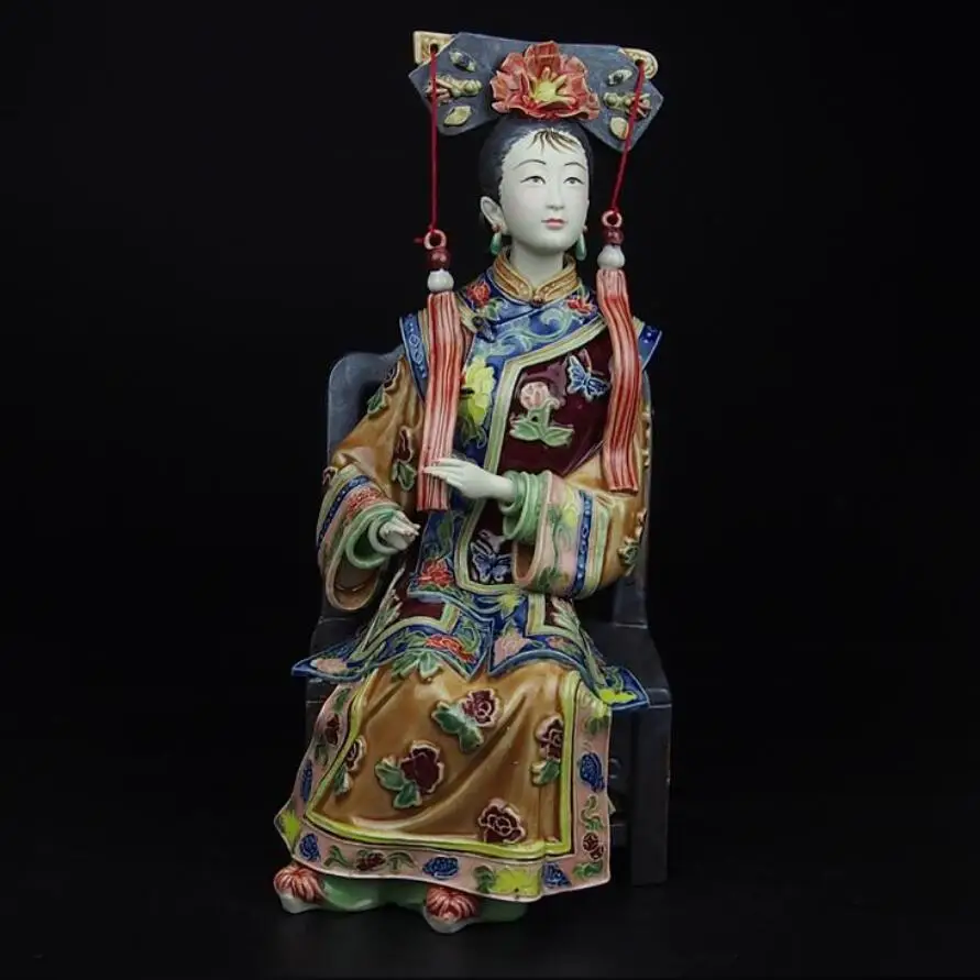 Лучший рождественский подарок! Высокая: 10-дюймовая китайская керамическая