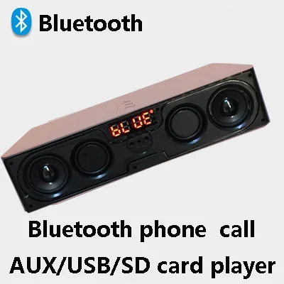С FM антенной Bluetooth динамик беспроводной портативный стерео сабвуфер USB TF mp3 плеер