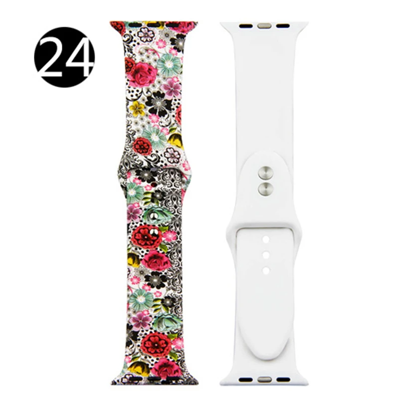 Ремешок для Apple watch band 4 44 мм 40 мм iwatch 3 band correa aple 42 мм 38 мм спортивный силиконовый браслет на запястье ремень часы аксессуары