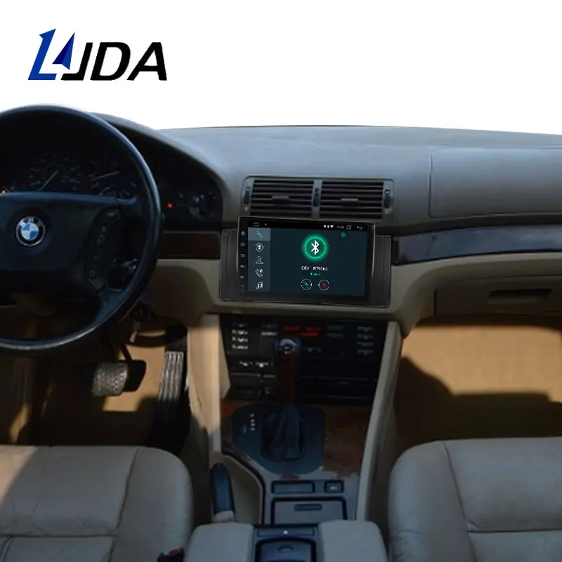 Автомагнитола LJDA 9 дюймов 1 Din Android 10 0 для BMW E39 X5 M5 E53 автомобильный мультимедийный