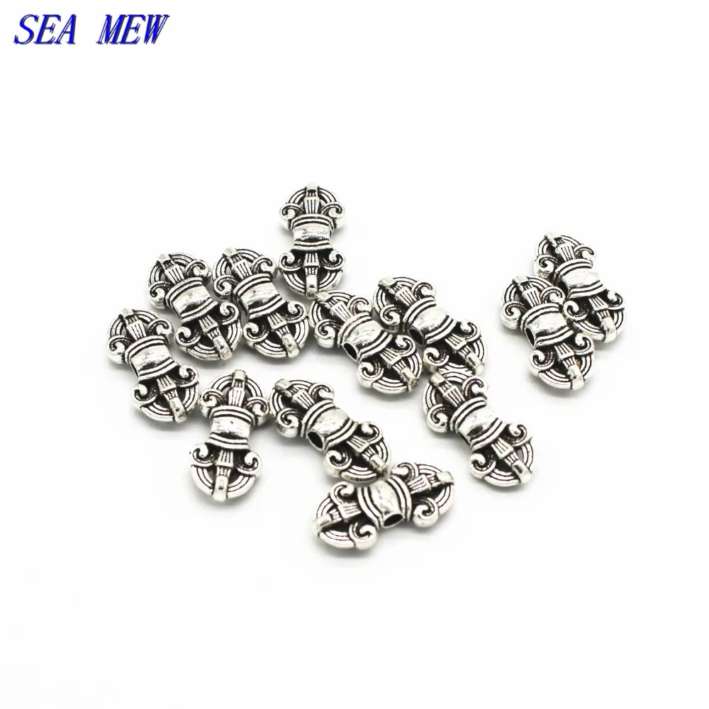 Винтажные буддийские бусины разделители из цинкового сплава Античные