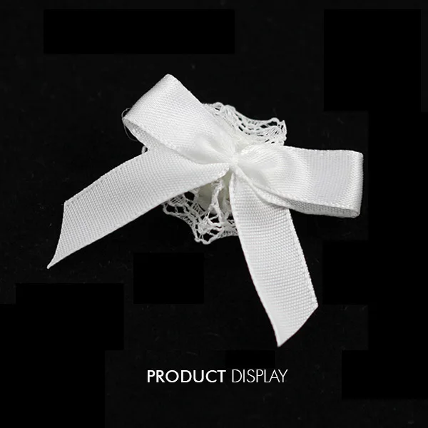 Кружевной Белый галстук-бабочка искусственная аппликация украшение для повязки