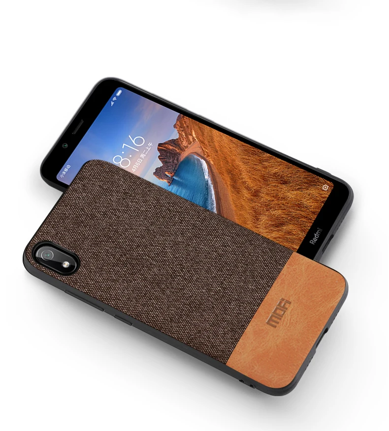 Для Xiaomi Redmi 7A чехол противоударный чехол MOFi Redmi 7A capas coque защитный хлопковый тканевый деловой чехол