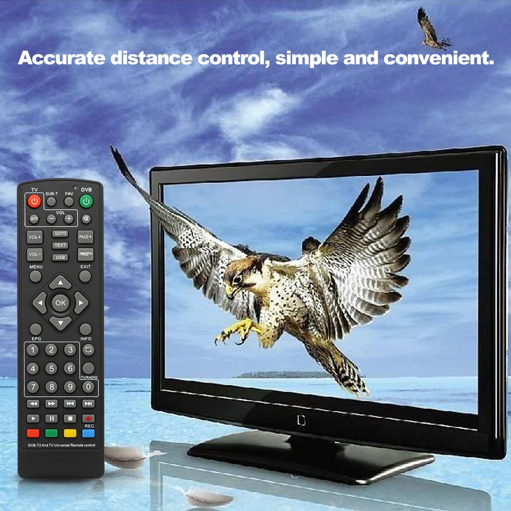 Универсальная DVB-T2 приставка клавиатура беспроводной умный пульт дистанционного