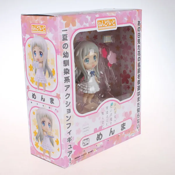 Honma Meiko Menma Cute Nendoroid#204 Anohana That Flower ПВХ фигурка Коллекционная модель игрушки