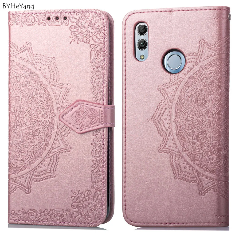 BYHeYang для Huawei Honor 10 Lite роскошный кожаный чехол кошелек с подставкой откидной Чехол
