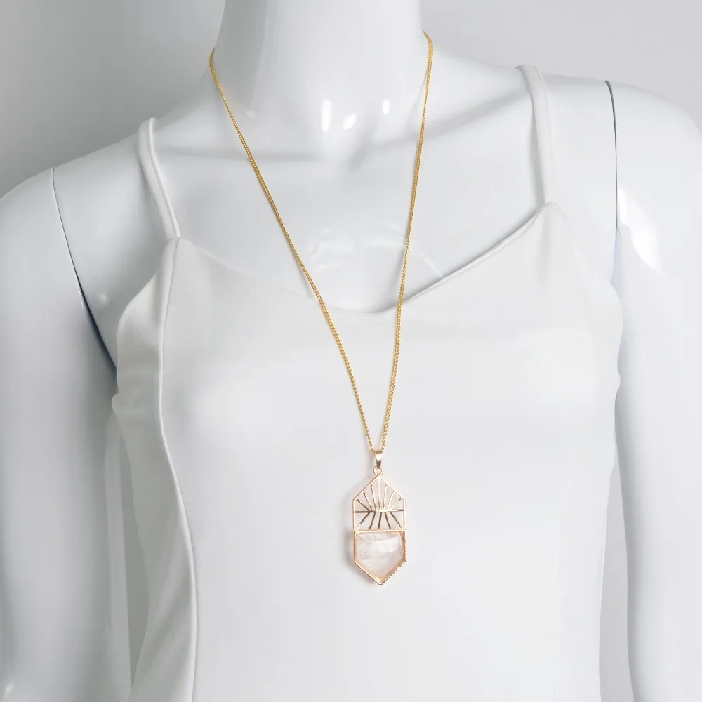 Комплект ювелирных изделий с кристаллами ожерелье из натурального камня регулируемый набор колец опал