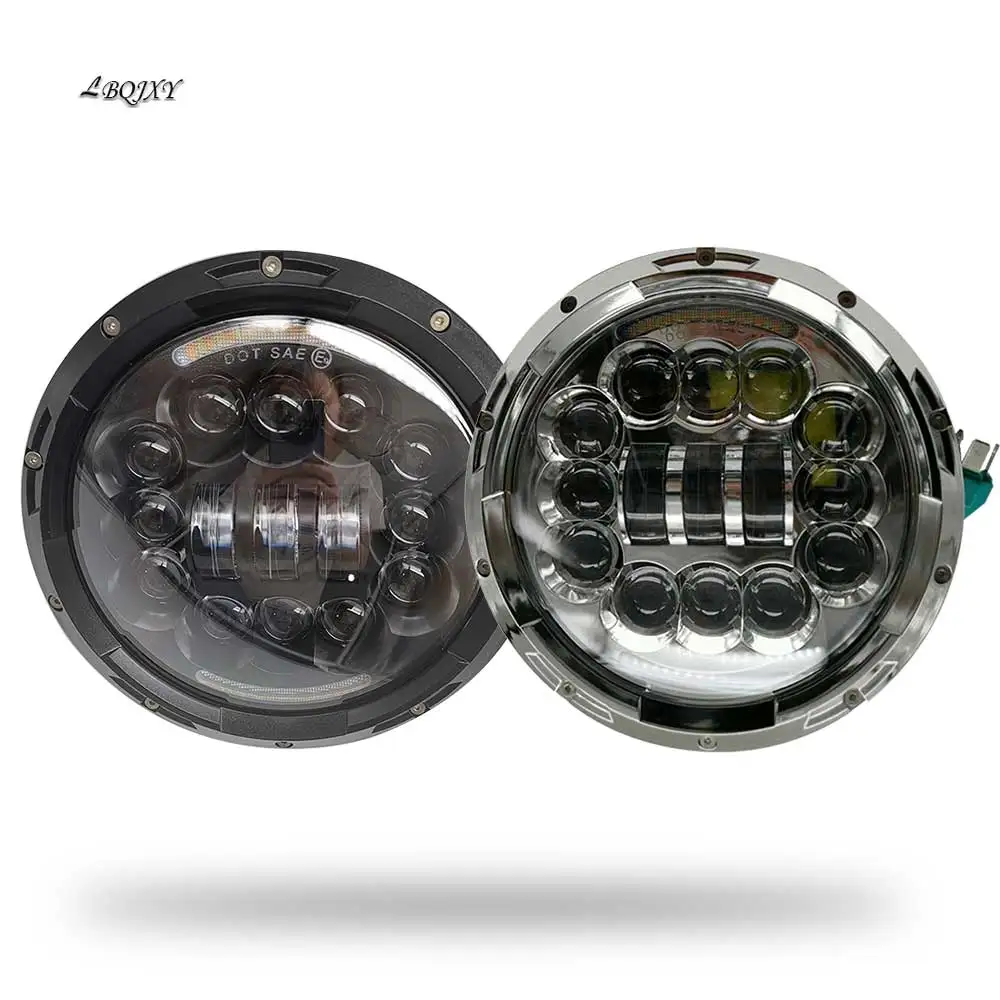 7-inch horse-herdsman's lamp far and near light JEEP car LED headlamp Harlem refitted | Автомобили и мотоциклы