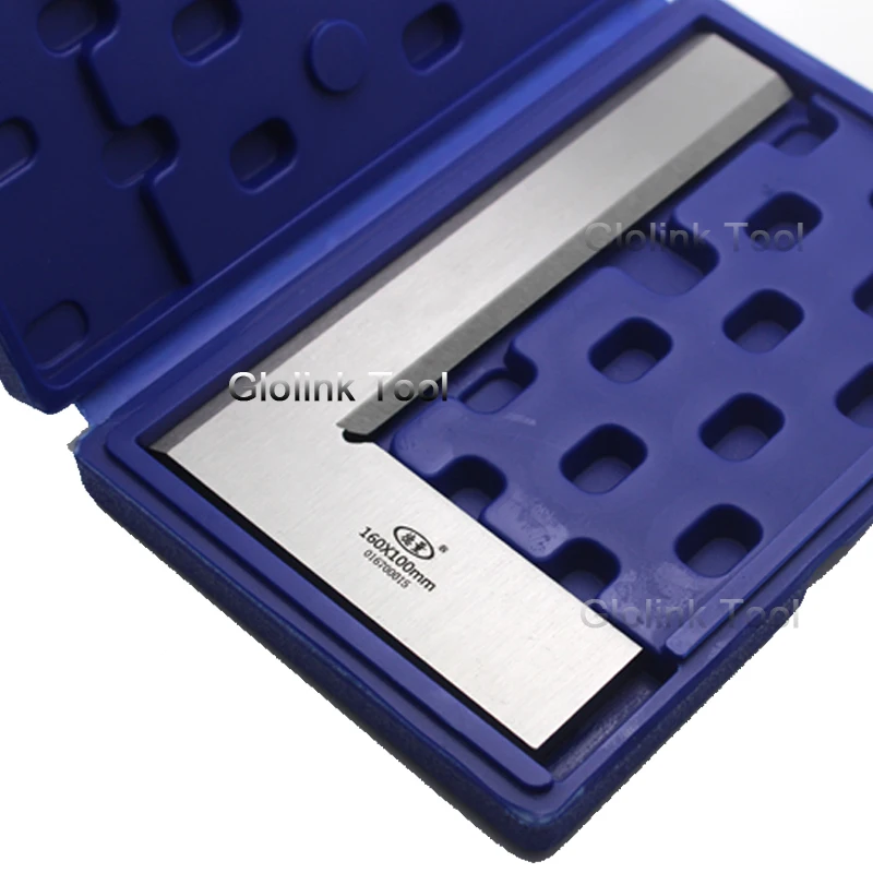 Угловая линейка со скошенными краями стандартная нержавеющая сталь 160*100 мм угол