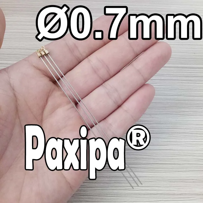 0.7 20 штук, жесткая стальная проволока, длинный полюс, Вертлюг, нержавеющая сталь, баррель, подвижный разъем, рыболовные аксессуары, снасти - Цвет: 0.7