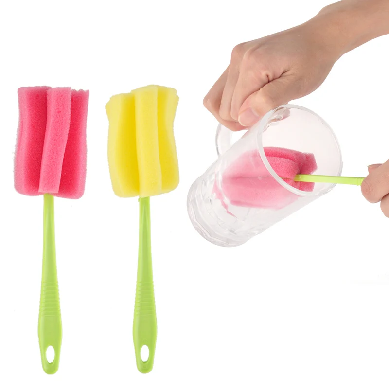 10 шт./лот ручная бутылка губка щетка миска инструменты для очистки кухонные чашки