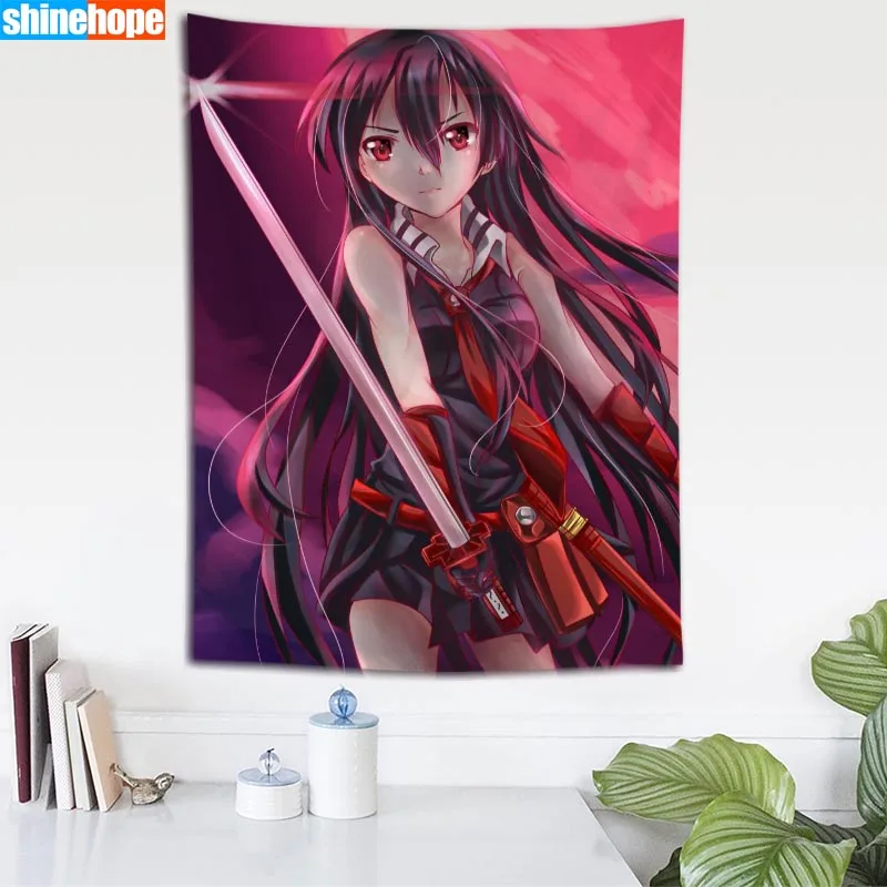 Akame ga KILL аниме гобелен мандала настенный психоделический Декор для дома комната в