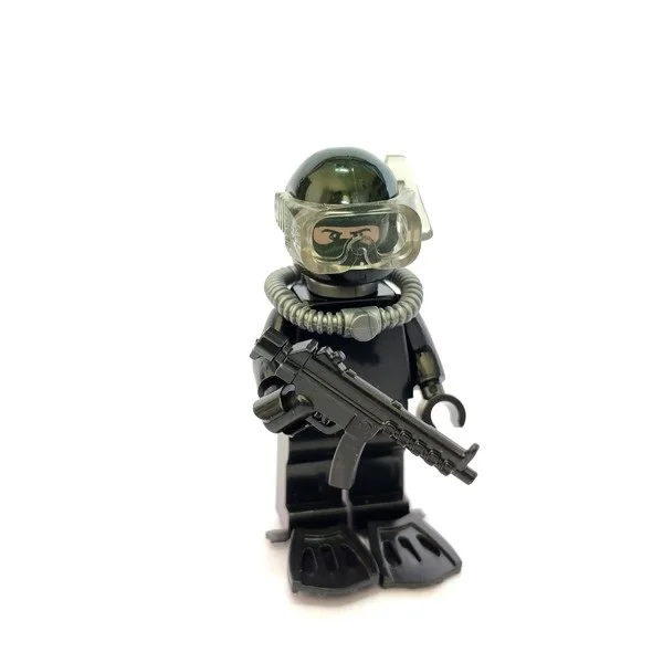 MOC SDU Diver Frogman оружие playmobil Мини фигурки оригинальные игрушки swat Военные Аксессуары DIY строительные блоки brinquedos