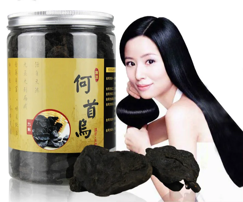 

500g High Quality He Shou Wu Fo-Ti Polygonum multiflorum Loose Root Slice Beauty hair care Chinese herbal medicine free shipping