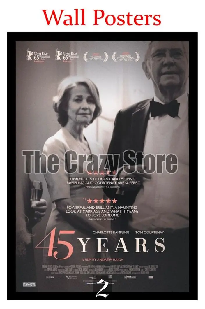 45 лет фильм Белая Крафт-Бумага живопись Книги по искусству Принт плакат панно для