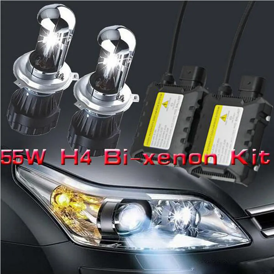 H4 3 55w Автомобильный Биксенон hid комплект h4 Высокий Низкий H13 9004 9007 Hi Lo 5000k 6000k 8000k 4300k