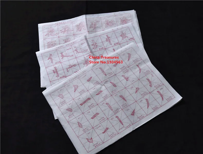 Najtaniej 30 Arkuszy/dużo, 46 Cm * 35 Cm, Model Kaligrafii Dla Praktyki, Uczenia Się Pisania Kaligrafii, Kalka PAPIER DO KOPIOWANIA Do Kaligrafii