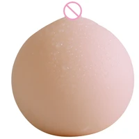 silicone artificial breasts false chest with hole male masturbation breasts mimi ball 8 27 5cm adult products sex toys