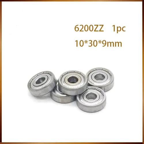 6200ZZ 6200Z 12309 высококачественный нестандартный шарикоподшипник 10*30*9 мм без