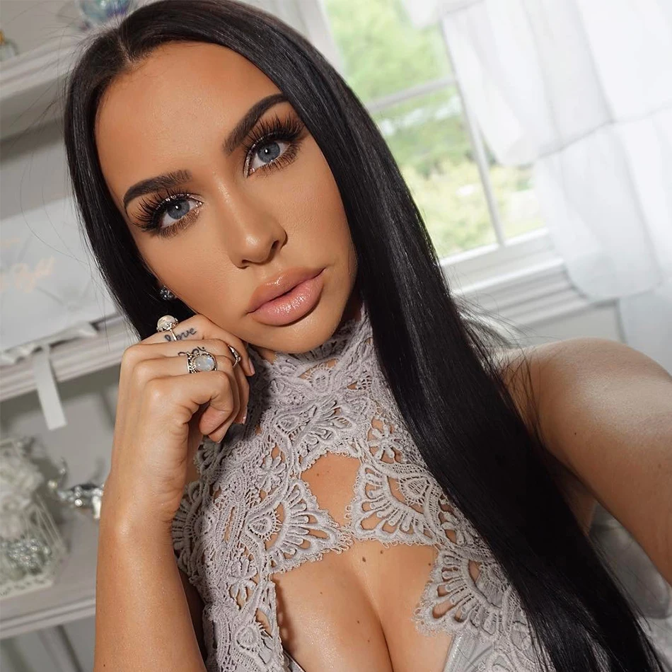 Mobok straight hair Bob bundles with 5x5 Lace Closure Brazilian Human Hair 3 Bundles Remy Human Hair Bundles With Closure