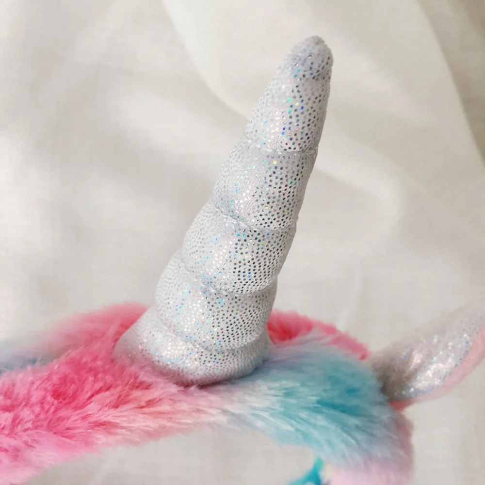 Лидер продаж высокое качество сладкий Единорог глаза маска повязка Kawaii чучело плюшевый мультфильм Рождественский подарок для девочек