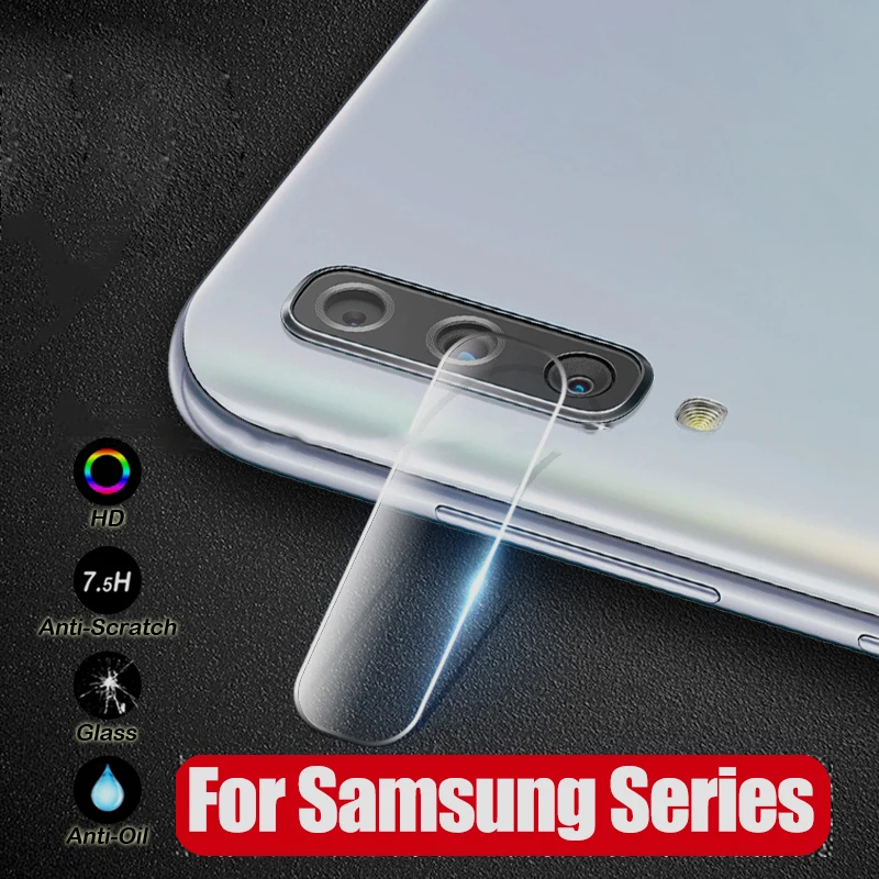 Задняя крышка объектива камеры прозрачное закаленное стекло для samsung Galaxy A10 A20 A30