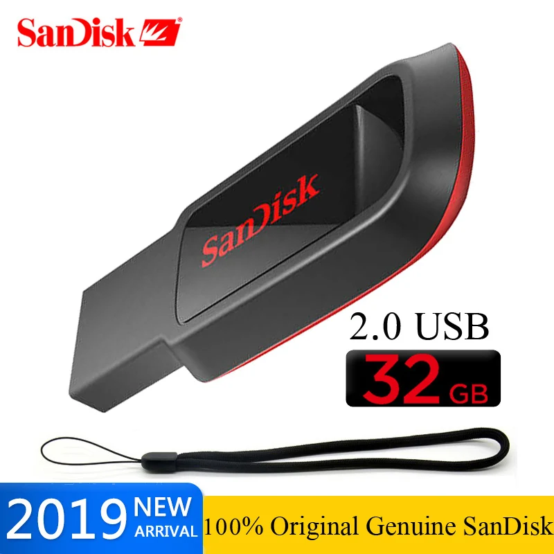 Двойной Флеш накопитель SanDisk Mini USB флэш 64 ГБ 32 оперативной памяти 16 Гб встроенной 8