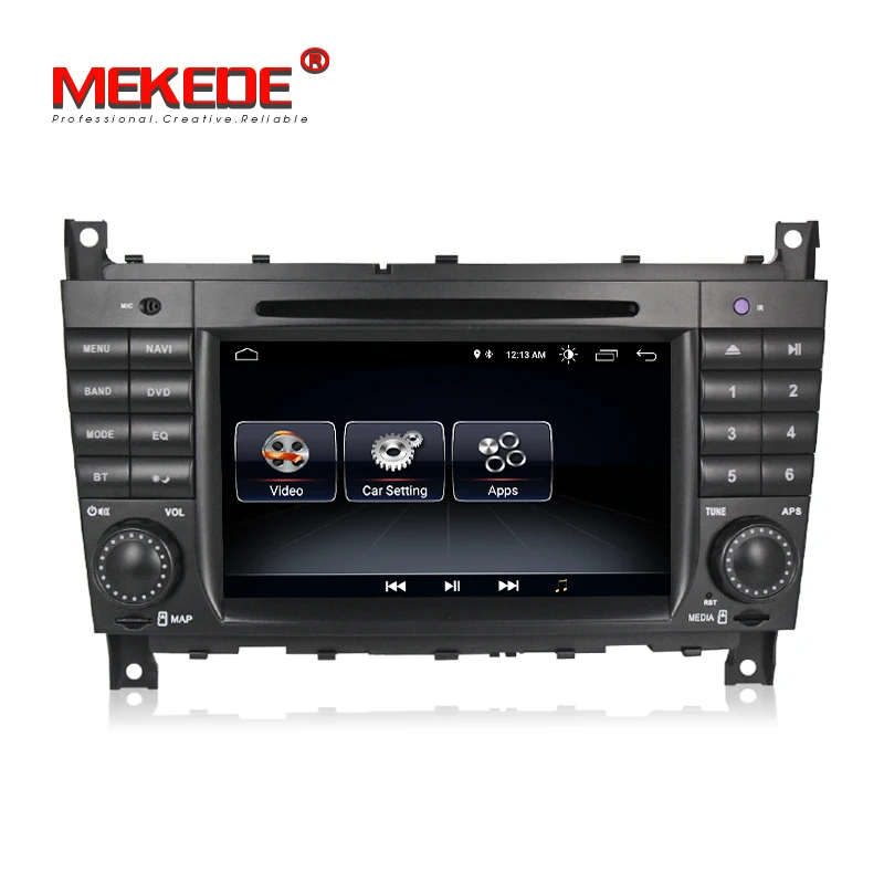 Mekede android8.1 Автомобильный мультимедийный gps dvd-плеер для Mercedes Benz Sprinter C Class W203 C200 Viano Vito CLK W209