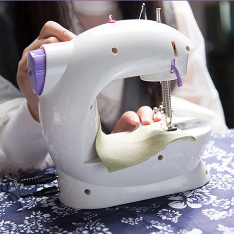 Электрическая швейная мини машина с набором швейных инструментов|mini sewing