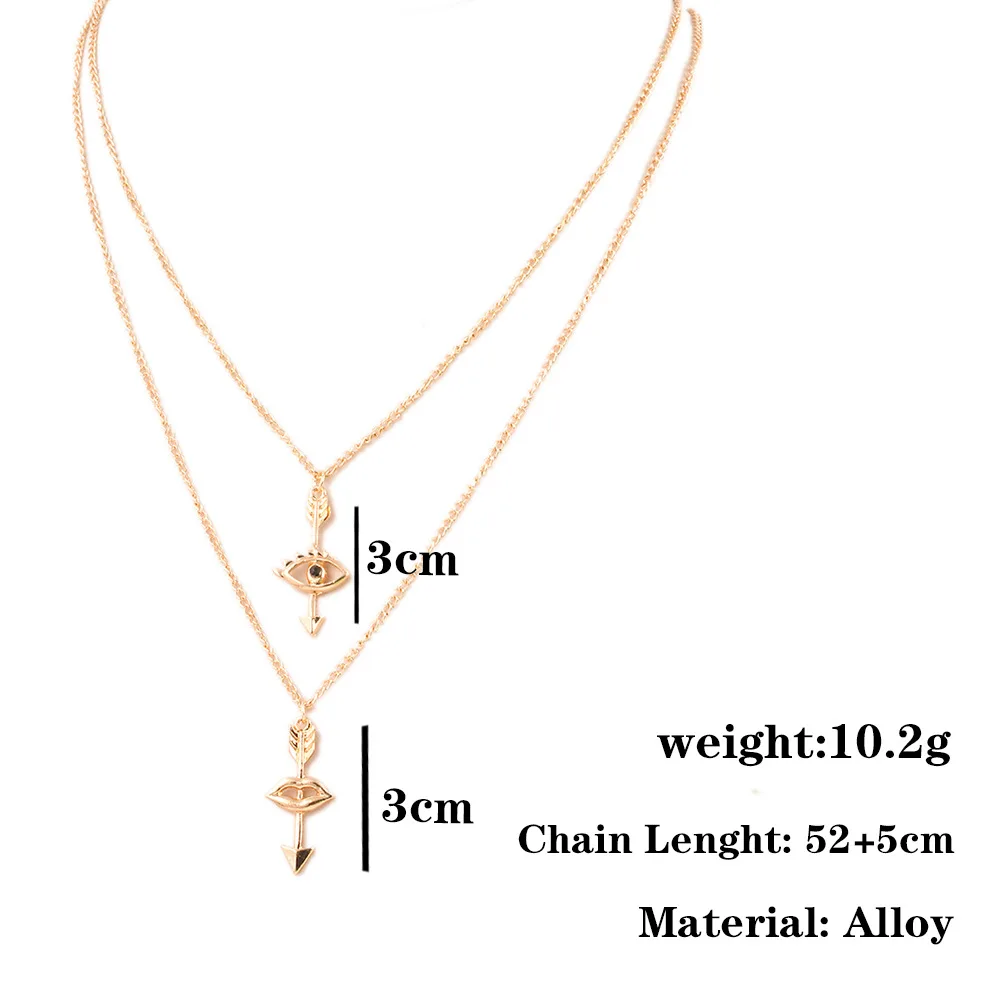 Лидер продаж 2016 года мульти Слои глаз в форме пера колье Цепочки и ожерелья Для