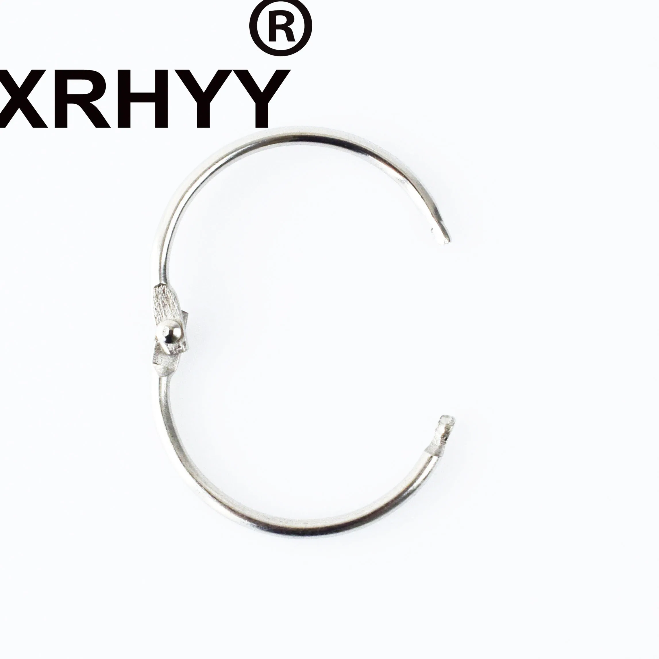 XRHYY Упаковка из 20 штук 50 мм металлический Серебряный альбом фото Бумажная книга