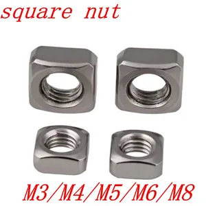 M3 m4 m5 m6 m8 DIN557 квадратная гайка из нержавеющей стали