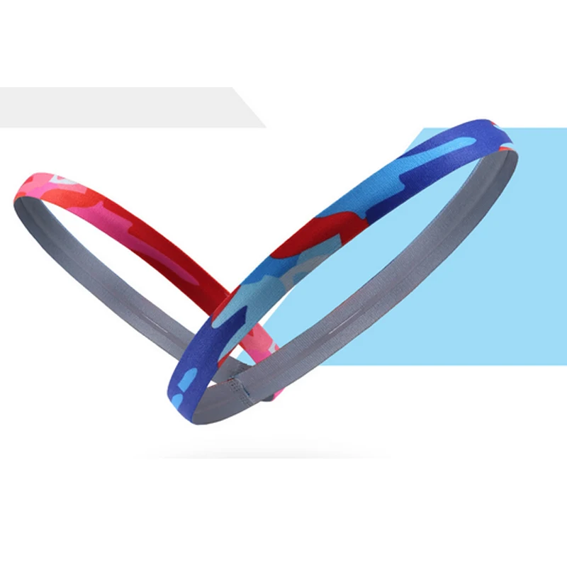 Stripe Absorbing Braided Sweatband Sport Headband Hairband Anti-slip Hair Bands Elastic Stretch Headwear Headpiece Women Men | Спорт и