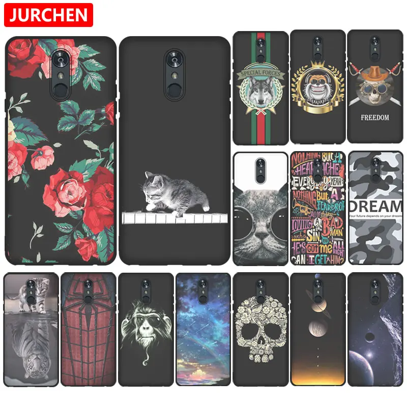 Ультратонкий чехол JURCHEN с рисунком для LG Stylo 5 Stylo5, задняя крышка, милые собака и кошка, мягкий чехол из ТПУ для LG Stylo 5, чехол для телефона