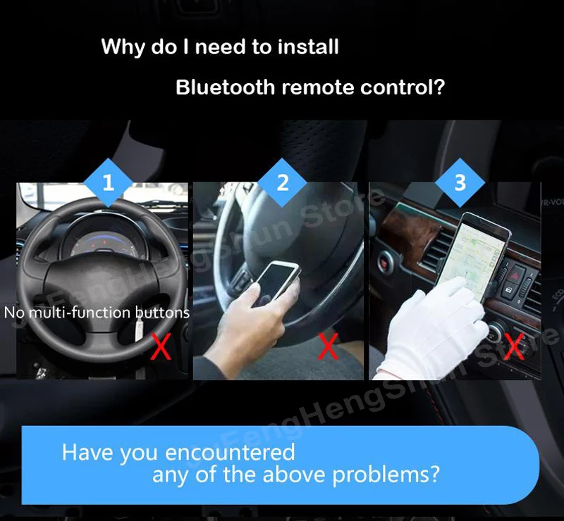 Беспроводной Bluetooth пульт дистанционного управления медиа Кнопка рулевого колеса автомобиля велосипед для iphone Android телефон музыка фото rc управление Лер