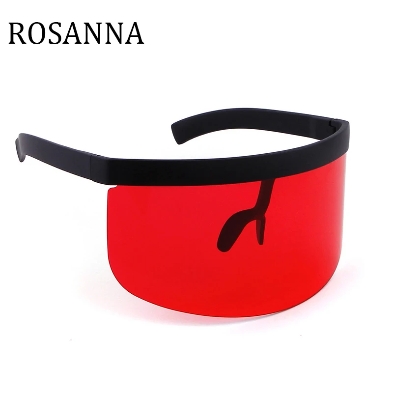Солнцезащитные очки ROSANNA в большой оправе UV400 R449 для мужчин и женщин зеркальные