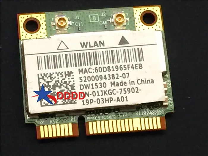 Оригинальная беспроводная Wi Fi карта для ноутбука Dell Latitude E5420 01JKGC 1jkgc DW1530 полностью