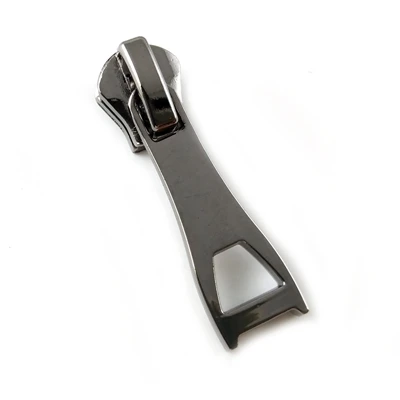gun black 20 шт./партия, покрытие трапециевидной формы 5# застежка-молния слайдер только для пластиковые застежки-молнии - Цвет: gun black