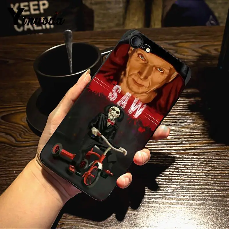 Yinuoda для iphone 7 6 X Чехол Saw Horror Moive Ghost замечательный популярный чехол для телефона для iphone X 8 7 6 6S Plus X 5 XS XR