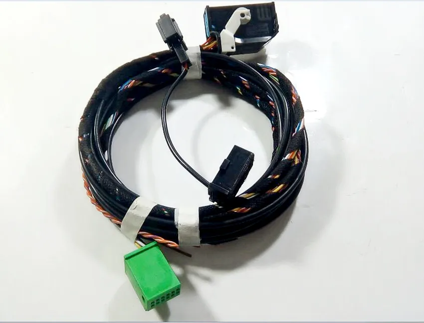 Для Volkswagen VW Passat B6 B7 CC Tiguan Touran Golf 6 GTI Scirocco RCD510 RNS 510 9W7 9ZZ модуль Bluetooth кабель провода