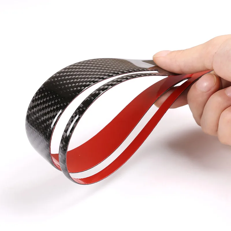 Передние противотуманные фары из углеродного волокна 2 шт. декоративные полоски