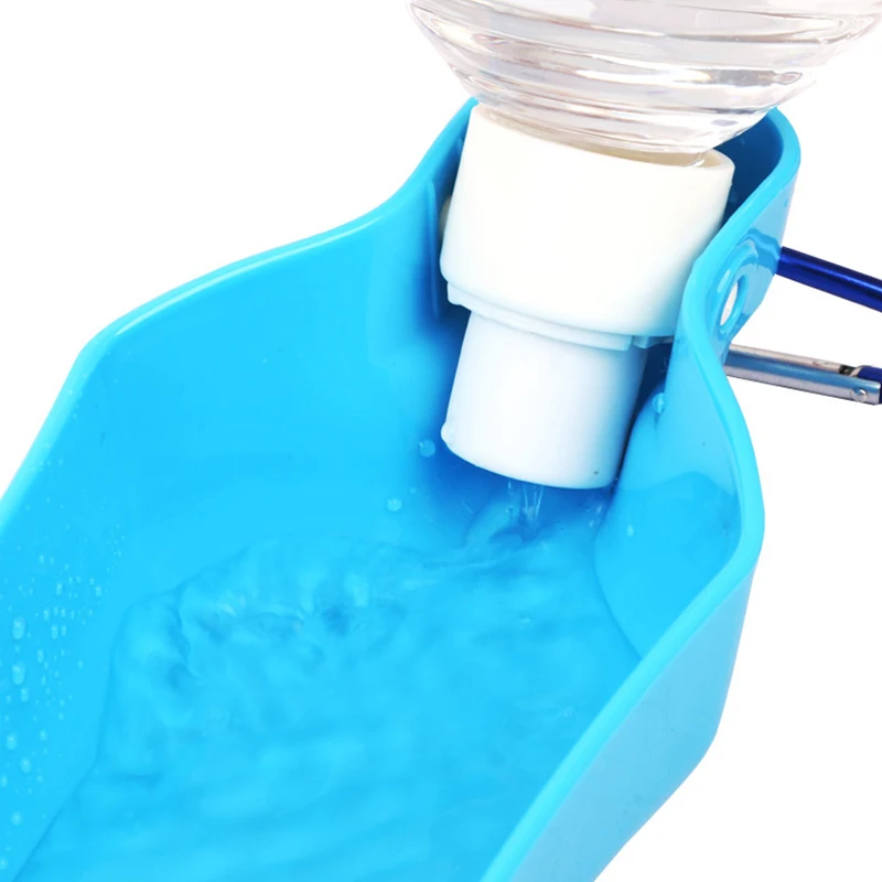 Открытый Портативный ПЭТ бутылка для воды собак котенка кота питьевой фонтан