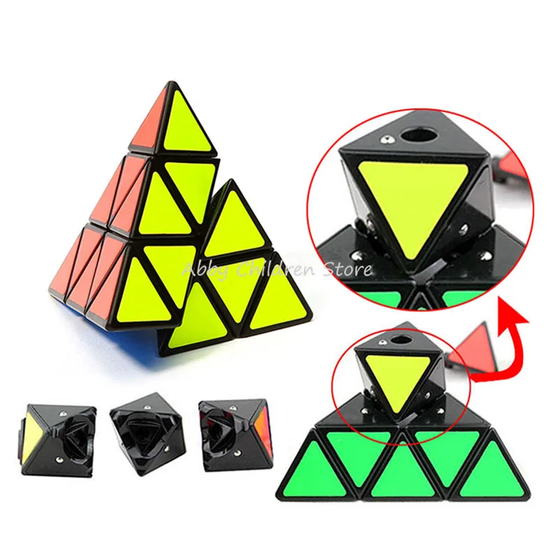 Magicos cubos Magic Cube Фирменная Новинка Пирамида Pyraminx Скорость головоломка куб игры