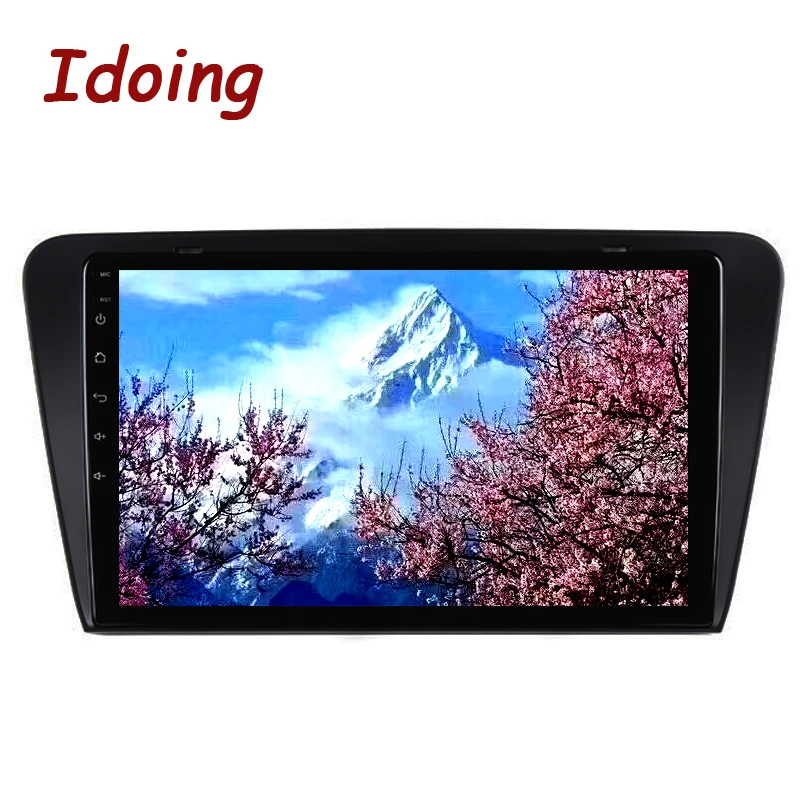Idoing 10," ips 2.5D 4 Гб+ 64 Гб 1Din Android 8,1 автомобильный Радио Мультимедиа gps плеер для Skoda Octavia 8 ядерный быстрая загрузка NoDVD