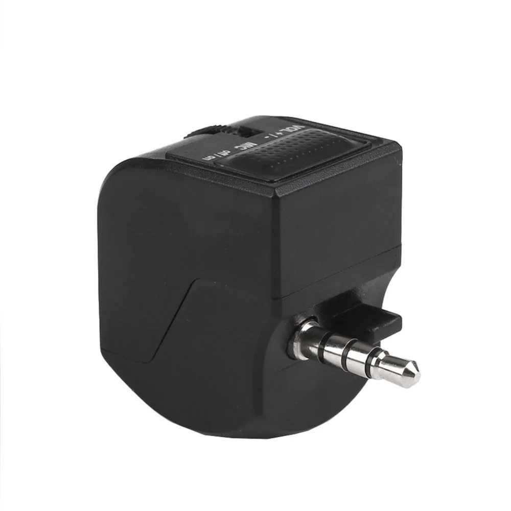 Мини адаптер для наушников с микрофоном и регулировкой громкости|adapter headset|adapter