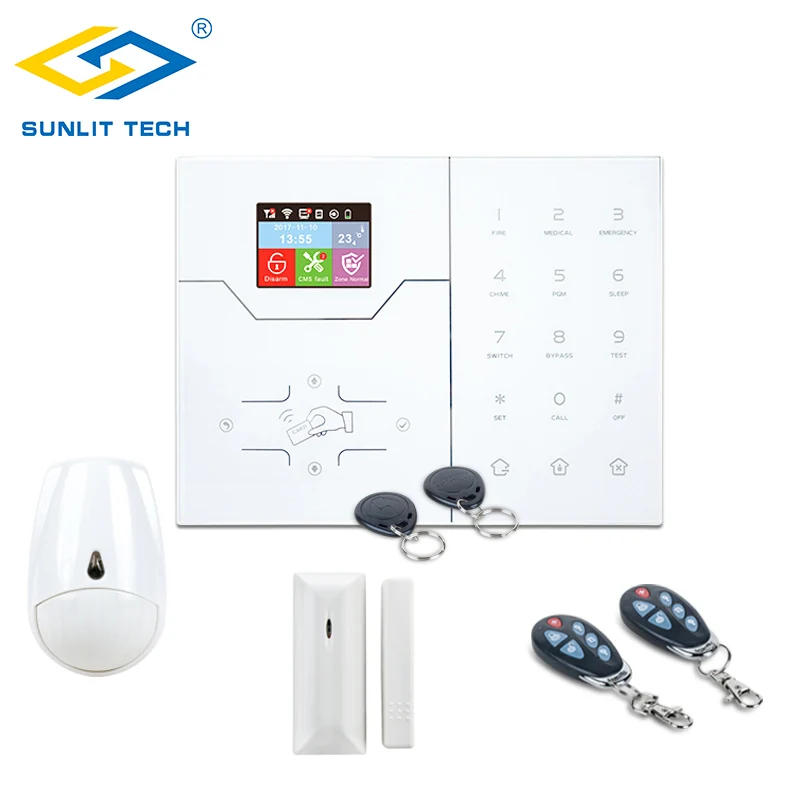 Фокус ST-VGT беспроводной TCP IP GSM сигнализация системы комплект дистанционное управление 433 мГц Главная Smart охранной безопасности Pet иммунн