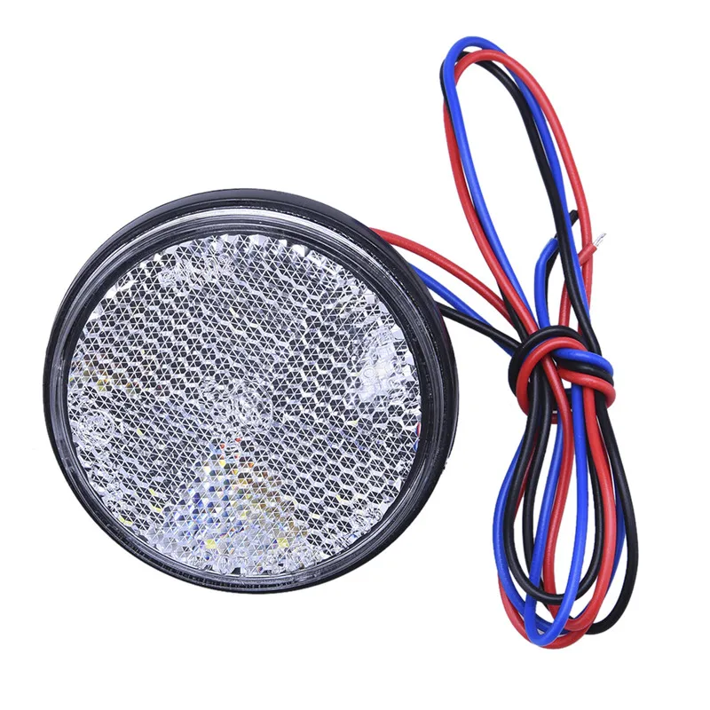 Красный желтый белый 24 SMD Автомобильные круглые задние фонари для ATV светодиодные
