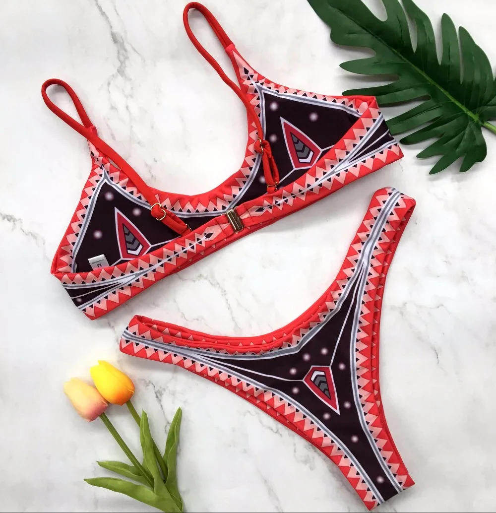 Brand Brazilian Bikini 2018 Swimsuit Swimwear Women Swimming Bathing Suit Beachwear Bandage Sexy Push Up Bikinis Set |