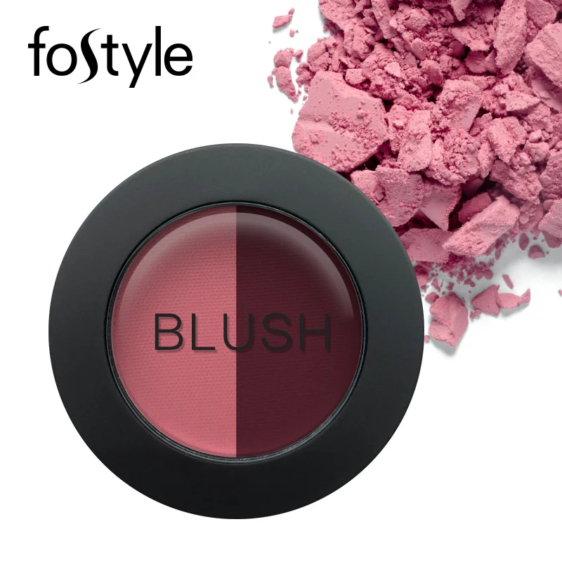 Fostyle best 6 цветов румяна макияж Косметические длительный естественный пудра
