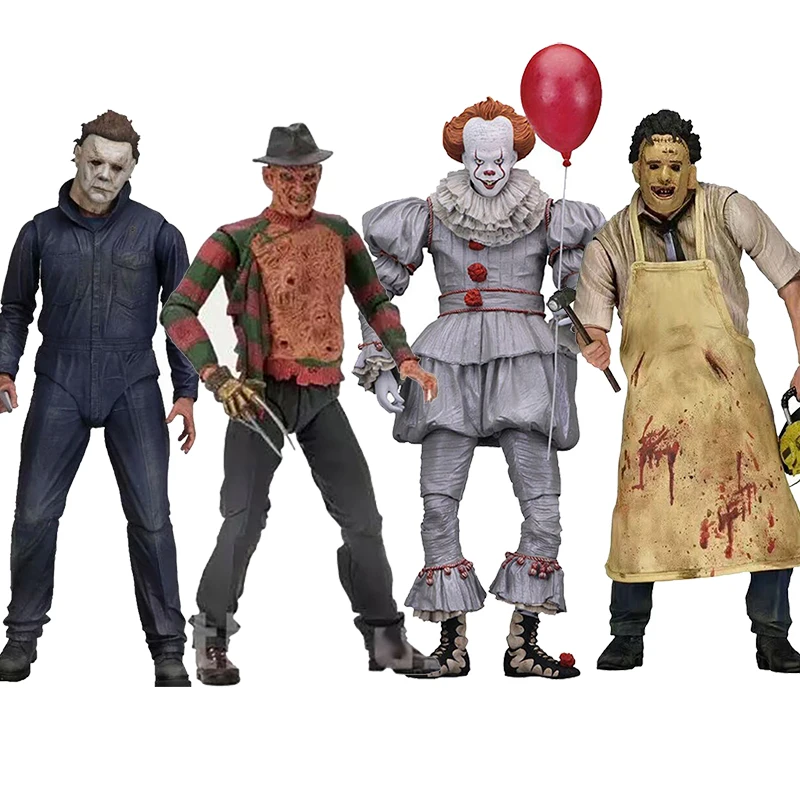 NECA кожаное лицо 3D Джейсон бензопила Ultimate Джон плоттер Майкл Майерс Фредди Крюгер